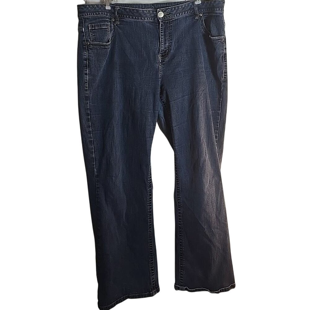 Lane Bryant Bootcut Jeans Womens 24R Casual Relaxed Fit High Rise Denim Casual